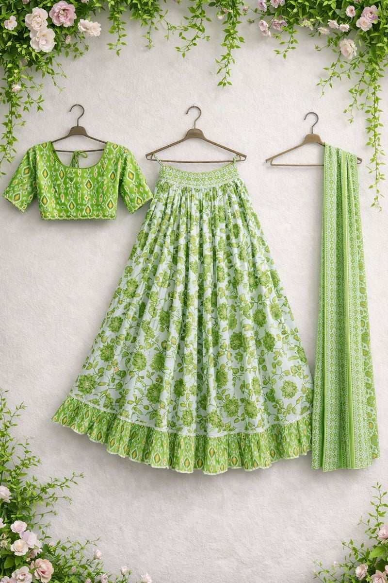 Yamuna Vana Pushpa Gopi Dress Set