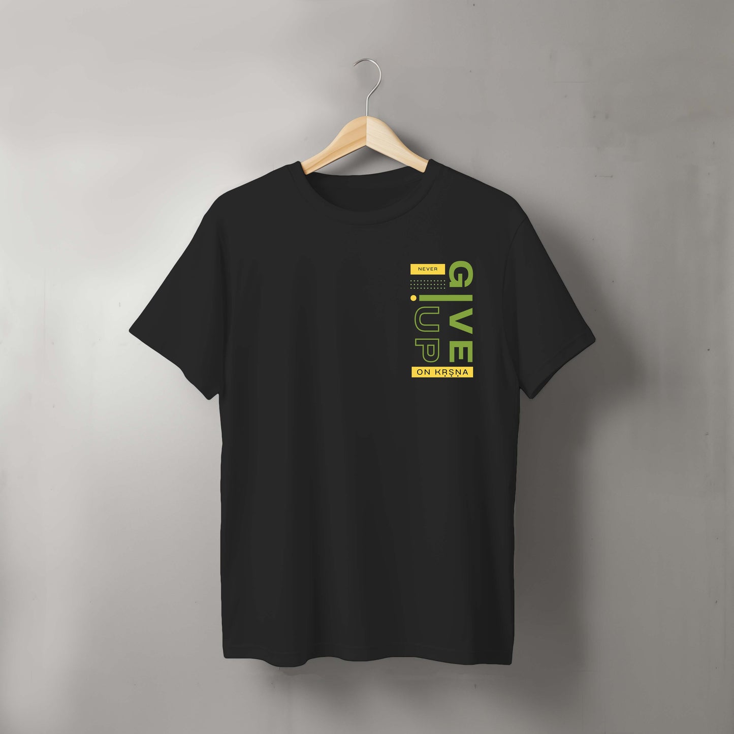 Never Give Up On Krishna Tshirt