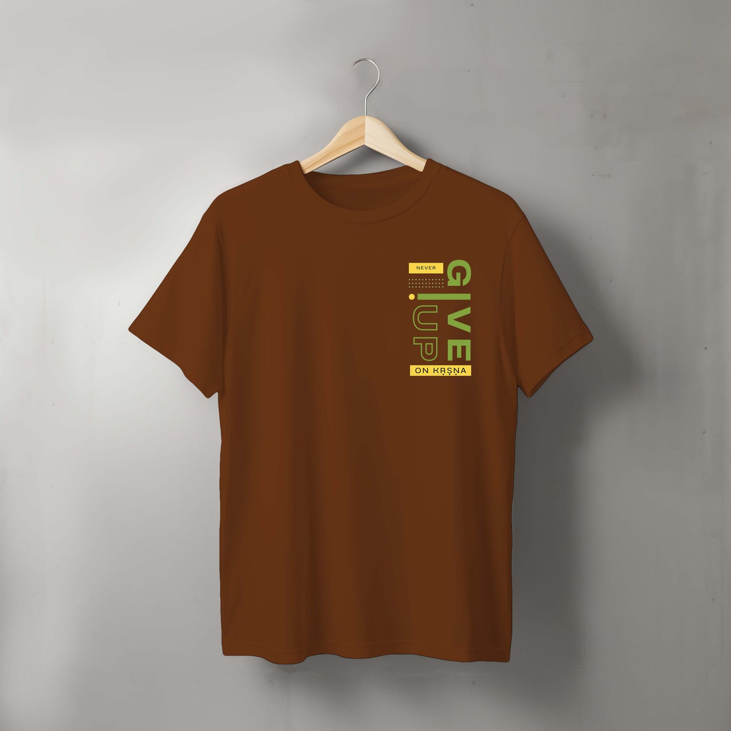 Never Give Up On Krishna Tshirt