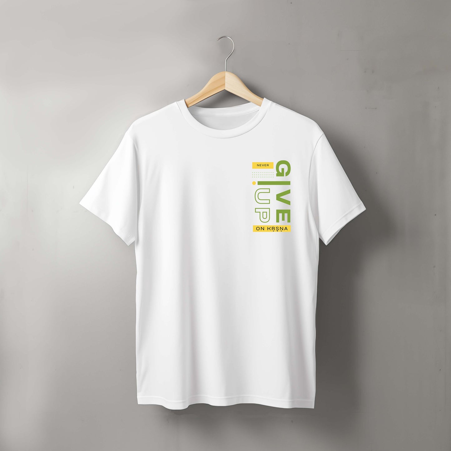 Never Give Up On Krishna Tshirt