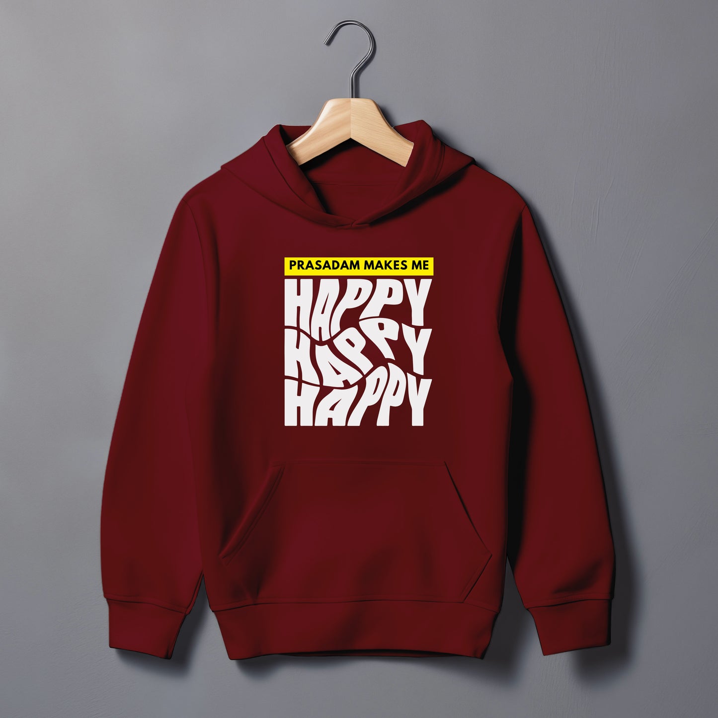 Prasadam Makes Happy Hoodie