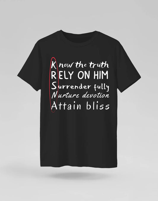 Rely on Krsna Tshirt