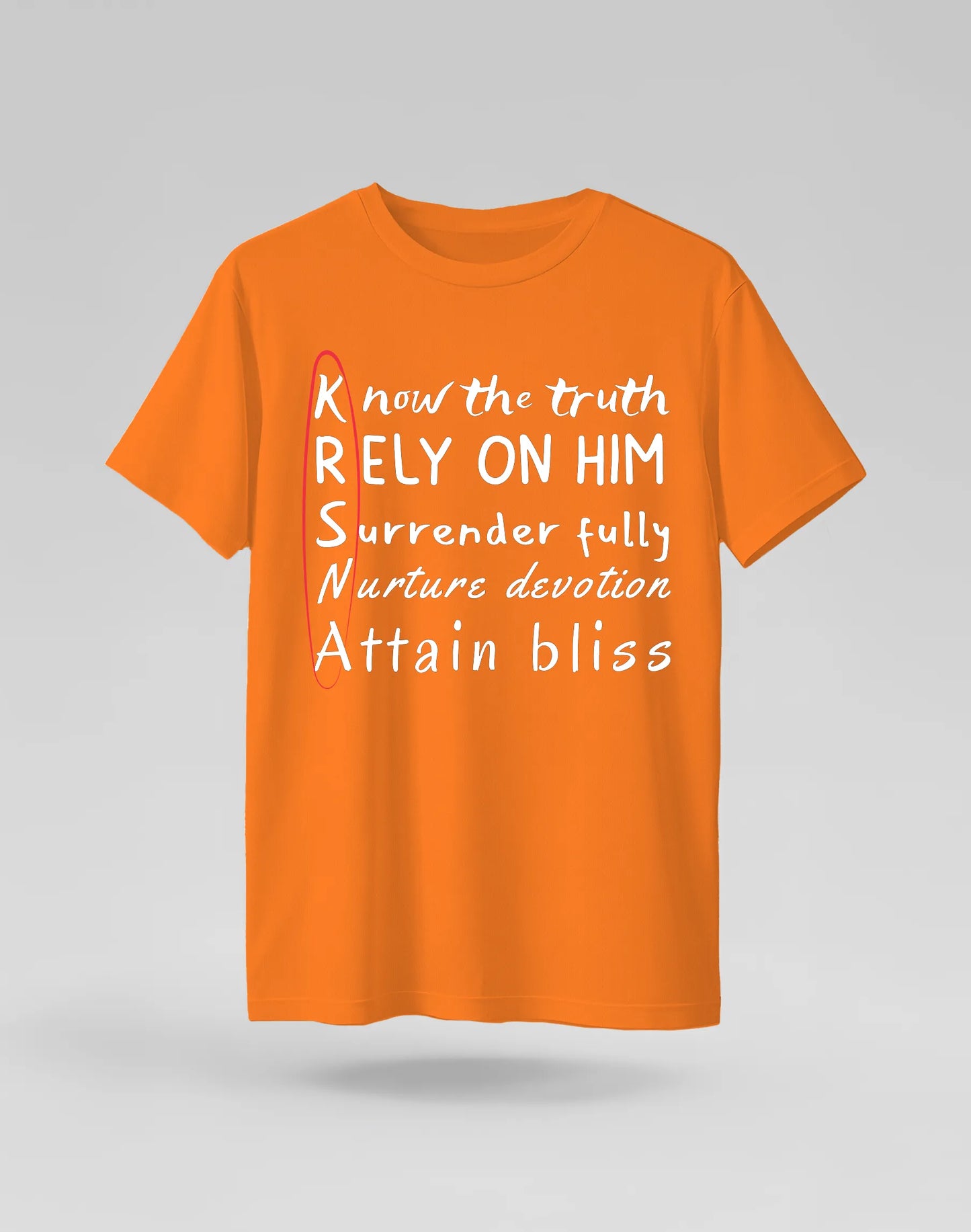 Rely on Krsna Tshirt