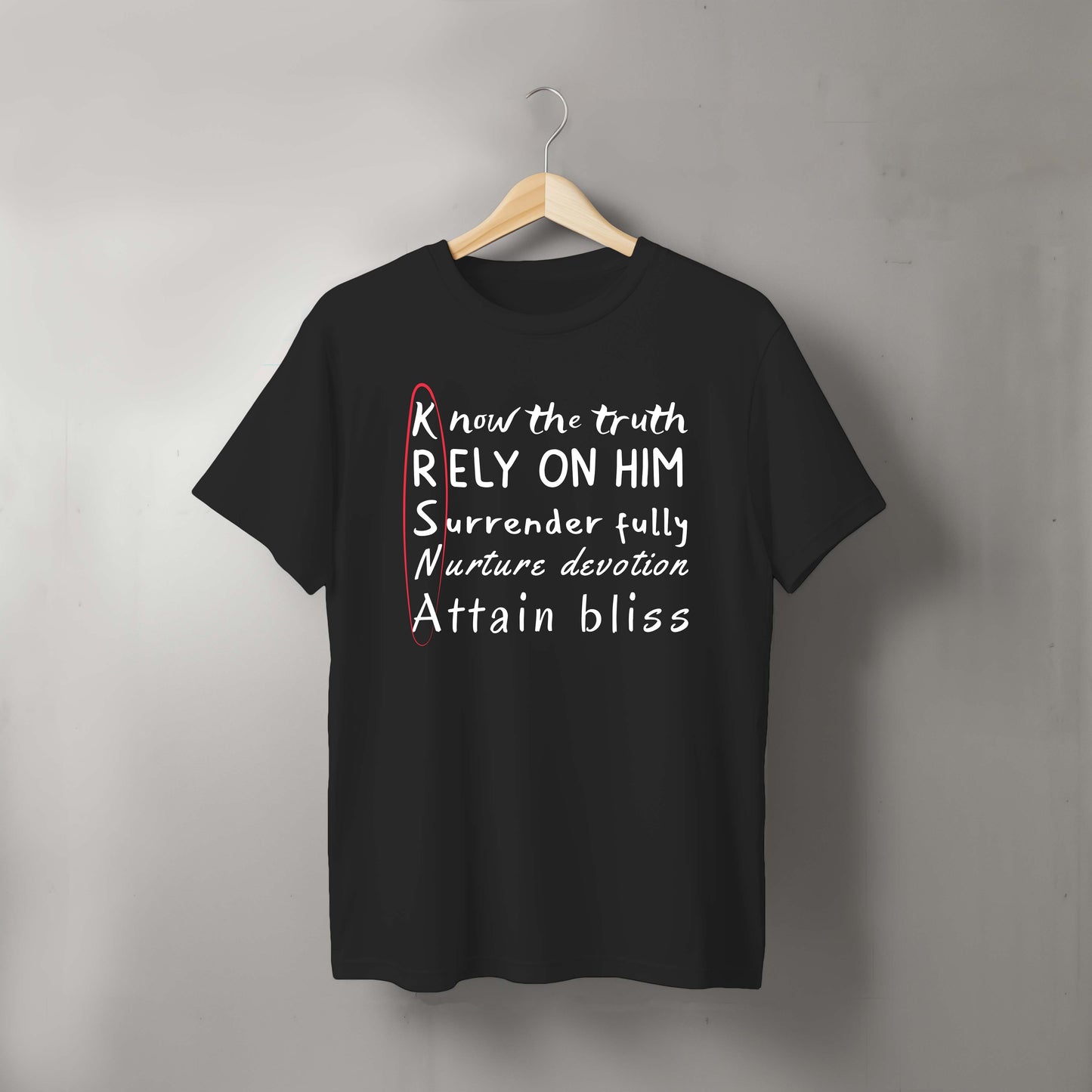 Rely on Krsna Tshirt