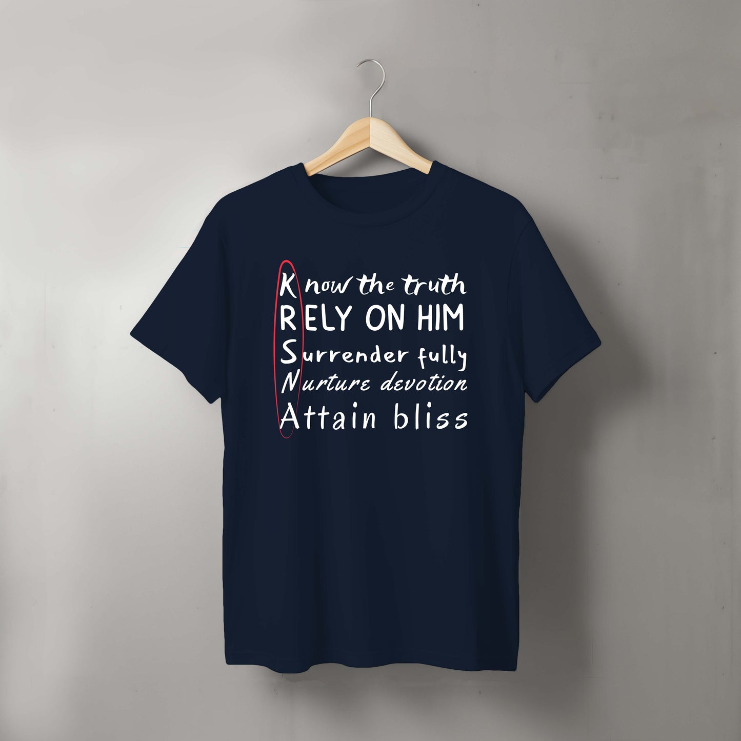 Rely on Krsna Tshirt
