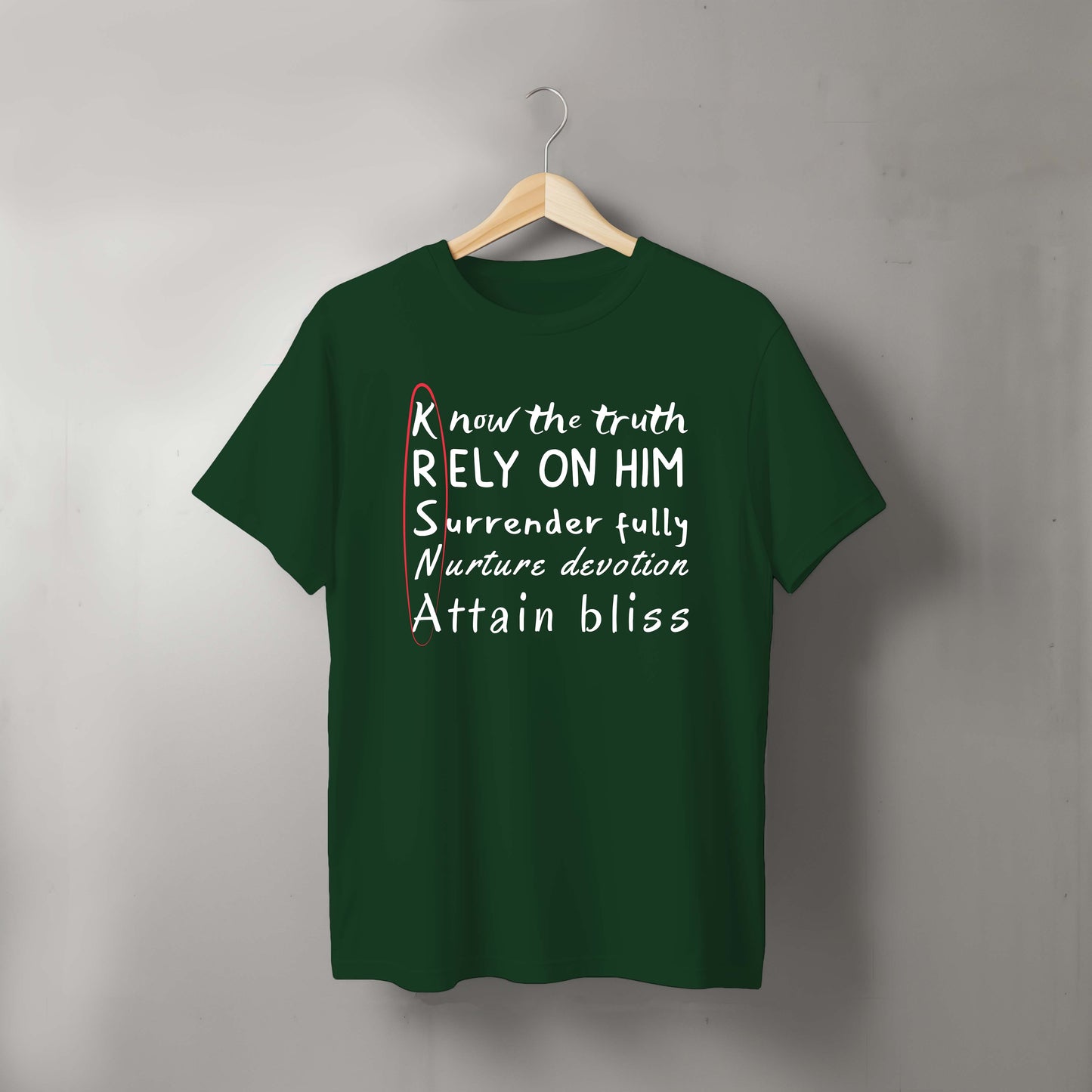 Rely on Krsna Tshirt