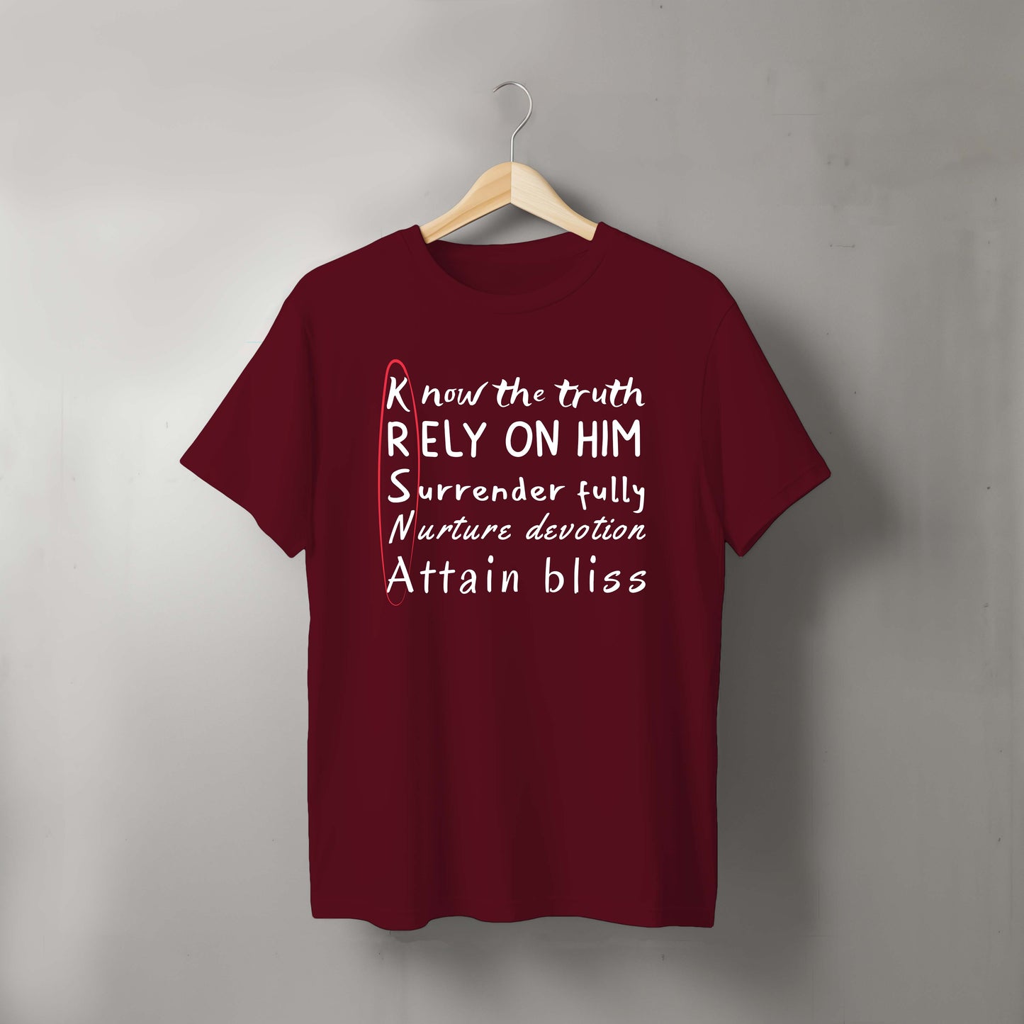 Rely on Krsna Tshirt