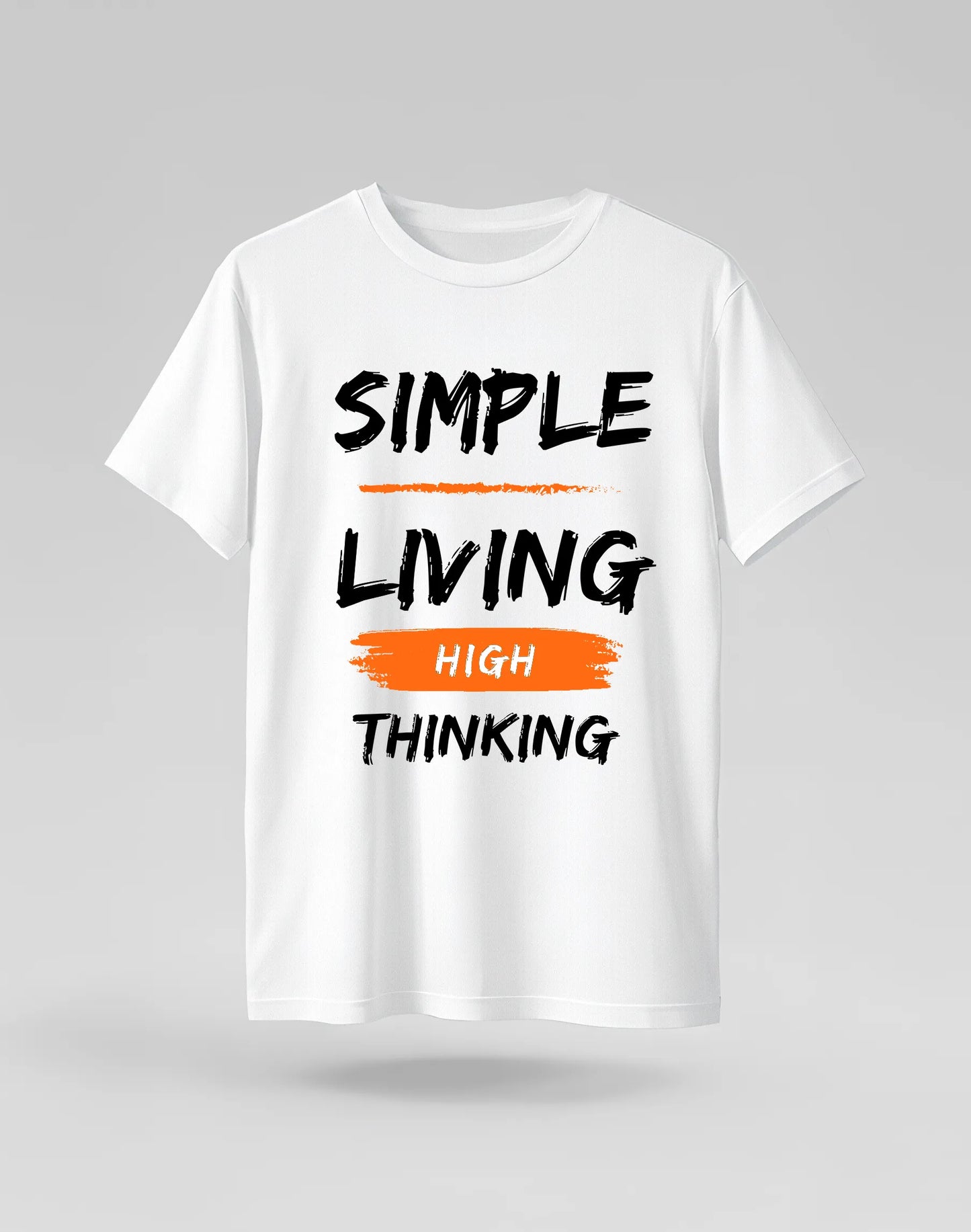 Simple Living High Thinking Tshirt