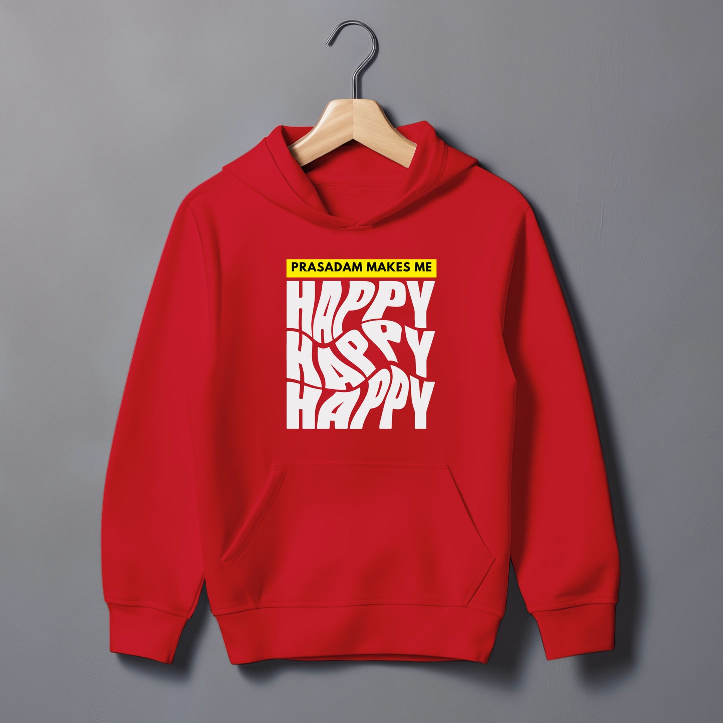 Prasadam Makes Happy Hoodie