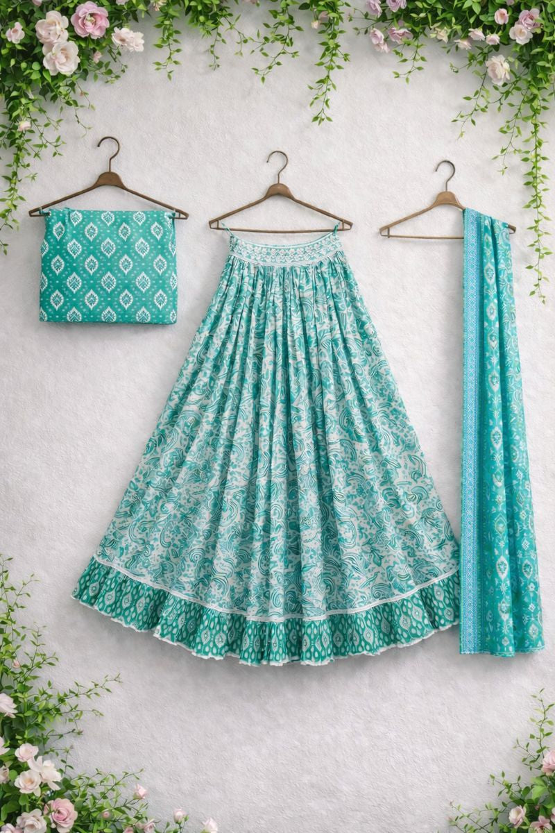 Yamuna Neel Komal Gopi Dress Set