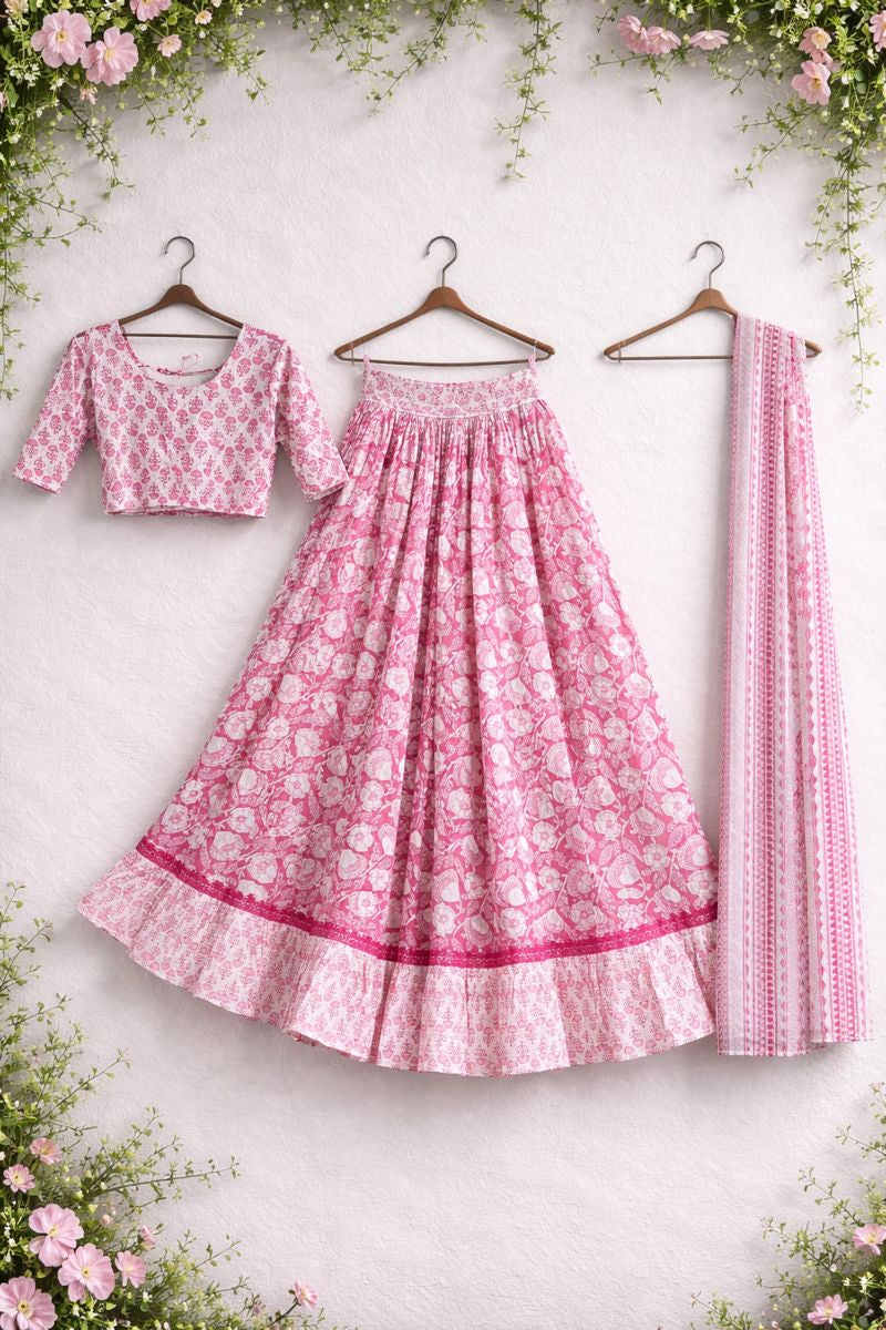 Radha Komal Pushpa Gopi Dress Set