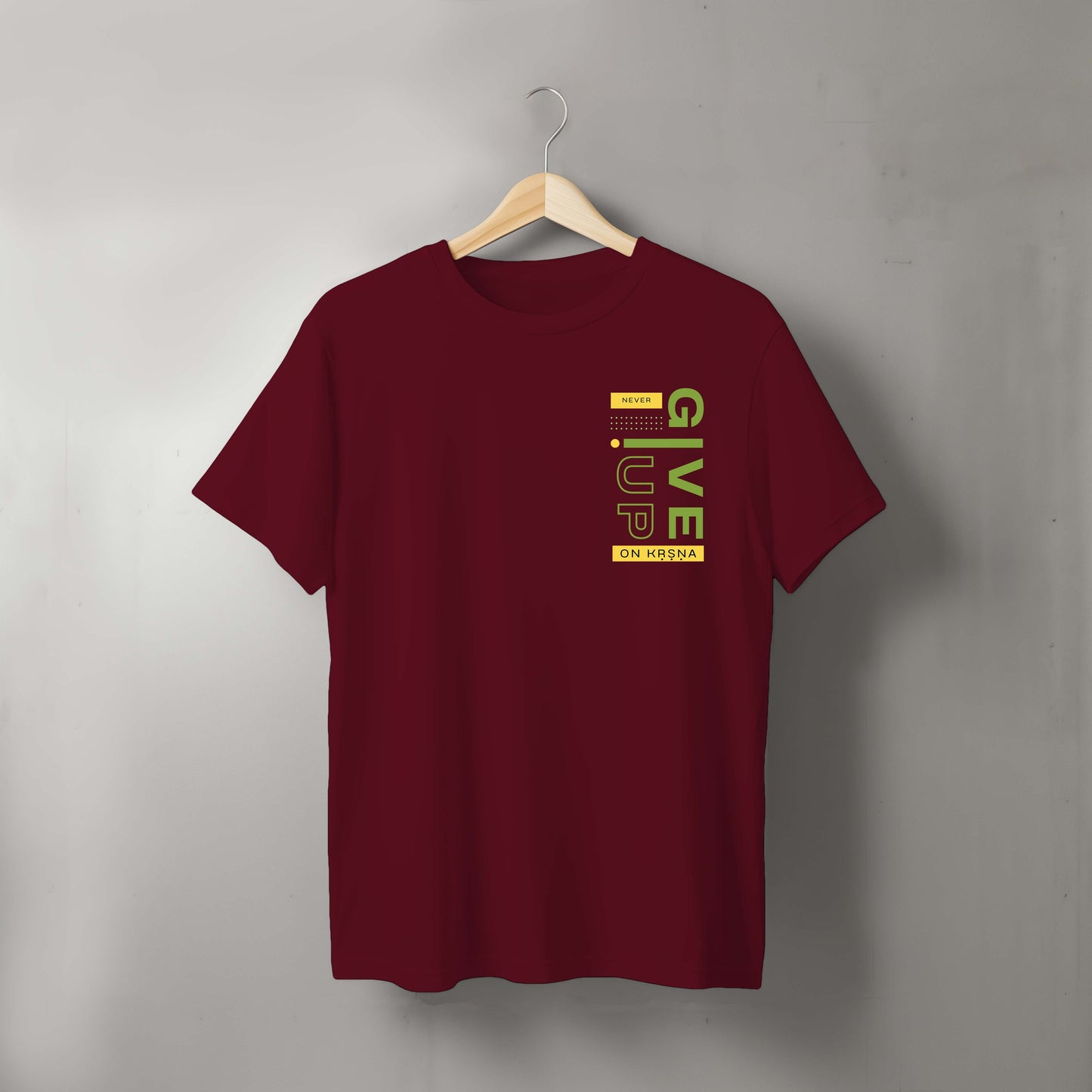 Never Give Up On Krishna Tshirt
