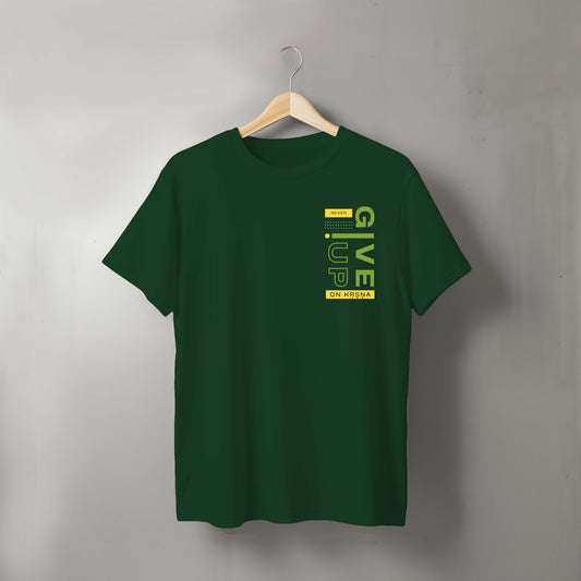 Never Give Up On Krishna Tshirt