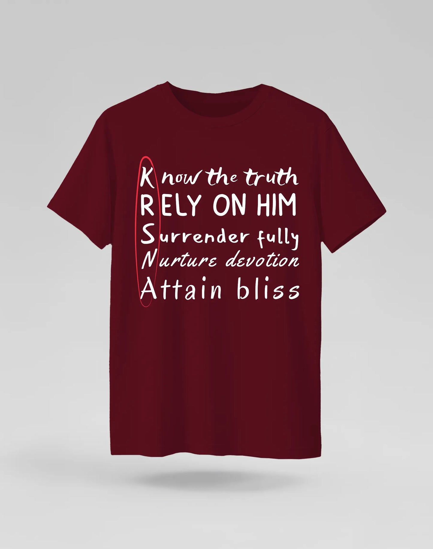 Rely on Krsna Tshirt