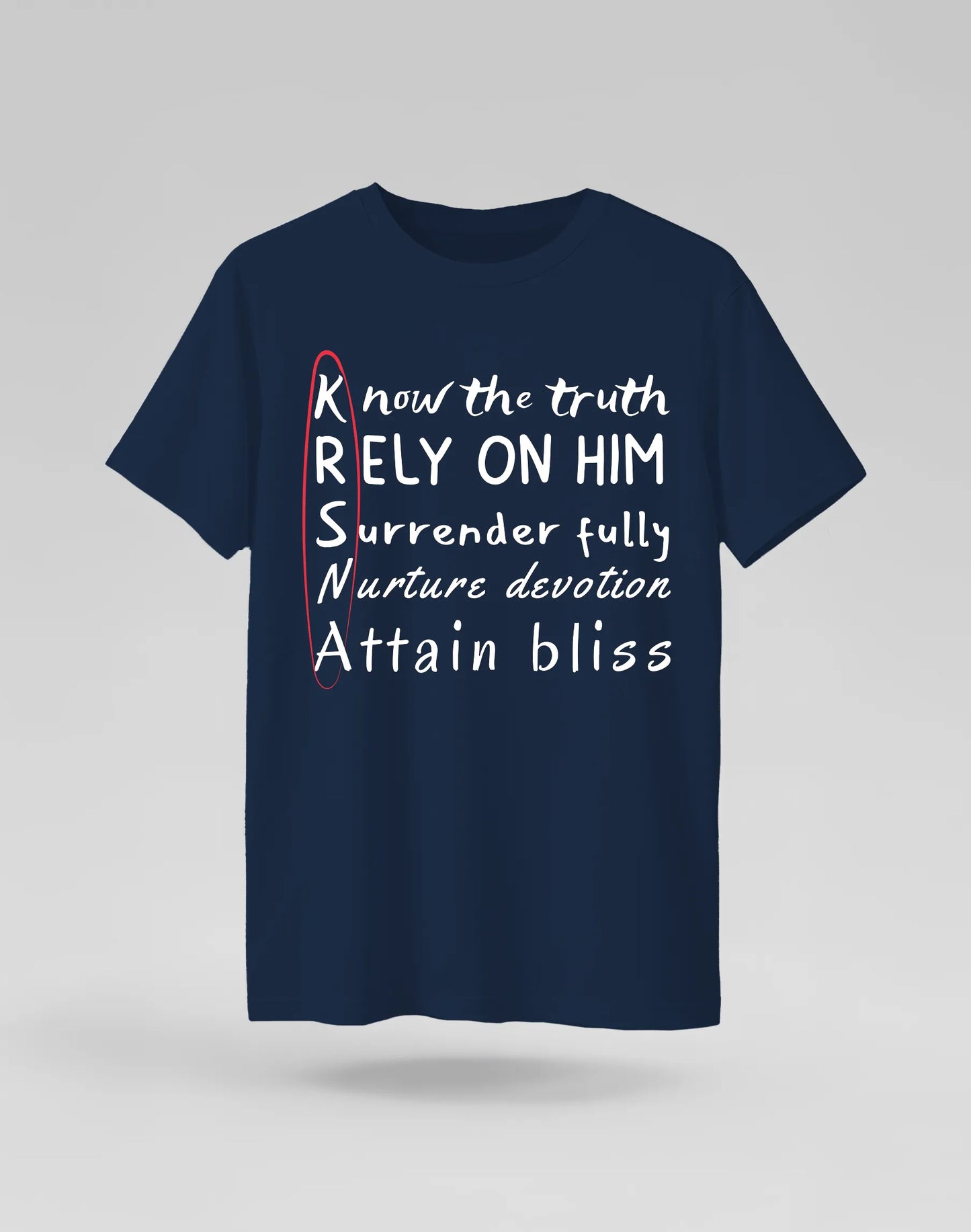 Rely on Krsna Tshirt