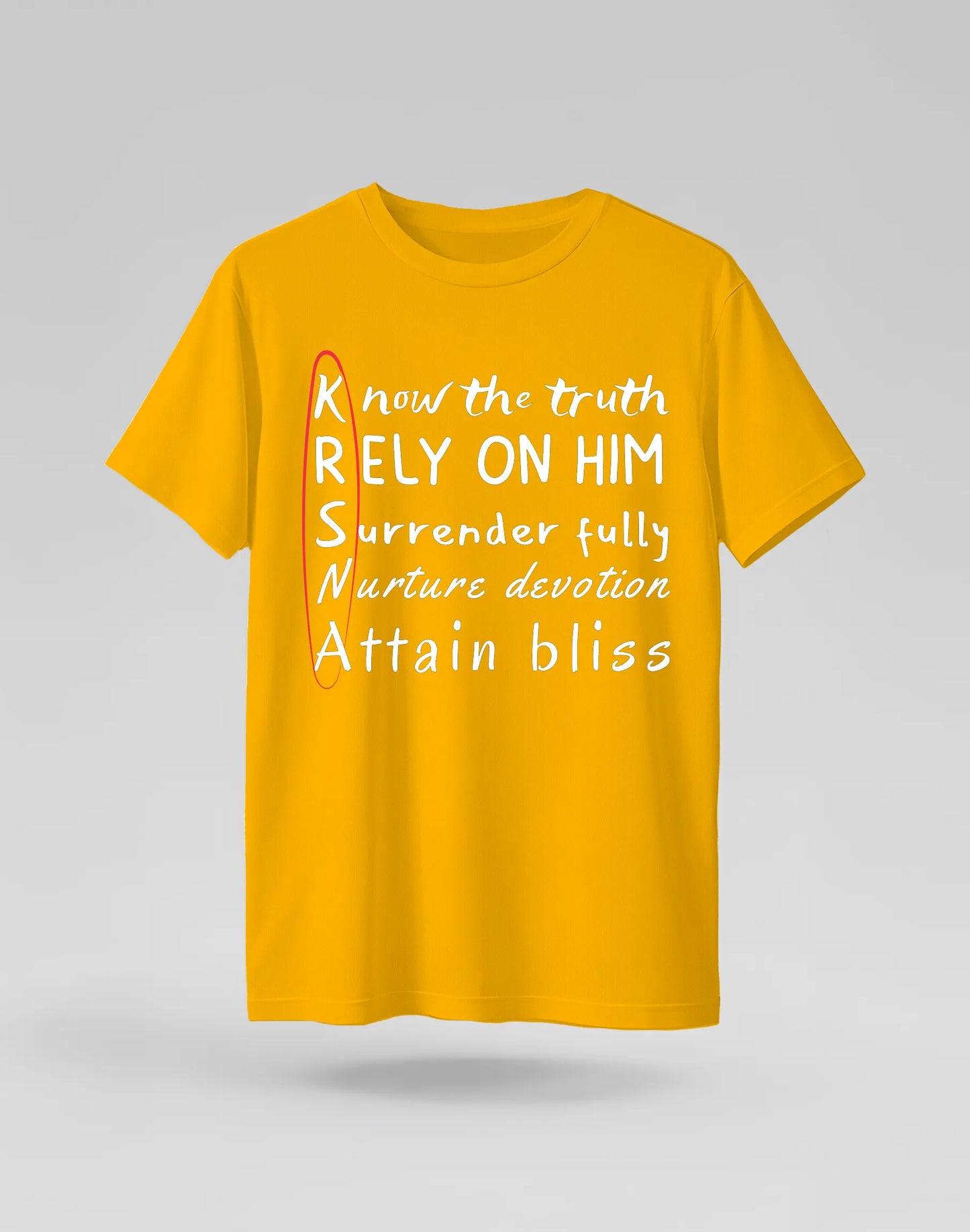 Rely on Krsna Tshirt