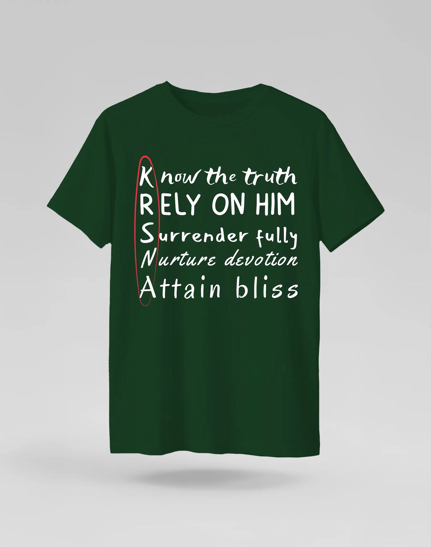 Rely on Krsna Tshirt