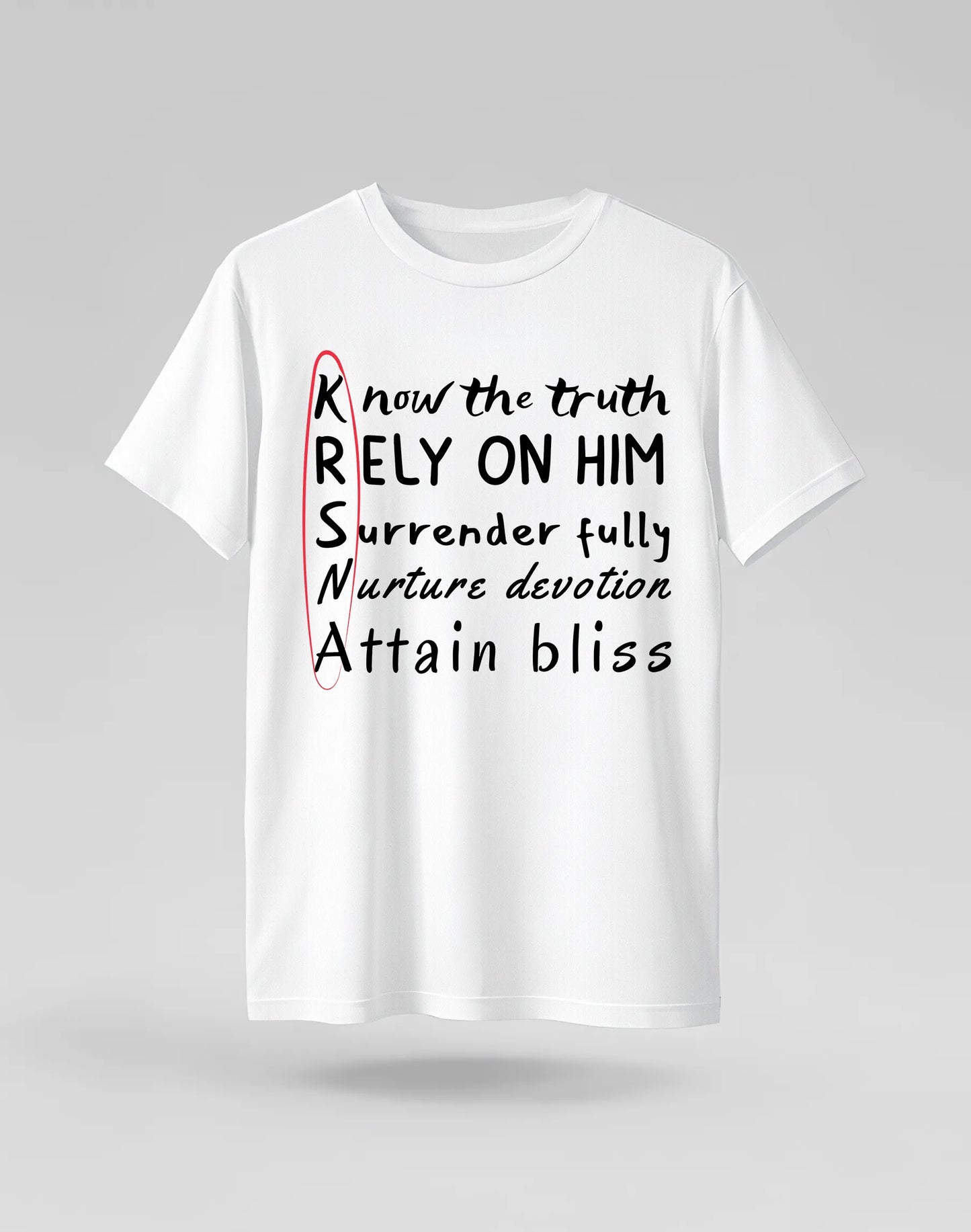 Rely on Krsna Tshirt