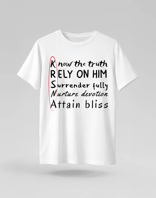 Rely on Krsna Tshirt