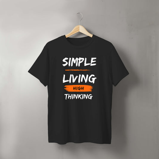 Simple Living High Thinking Tshirt