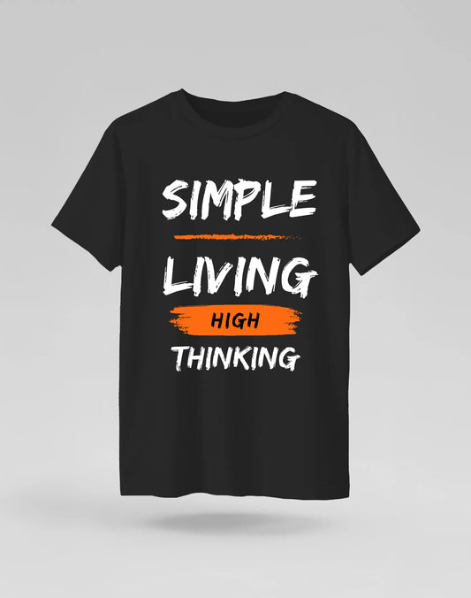Simple Living High Thinking Tshirt