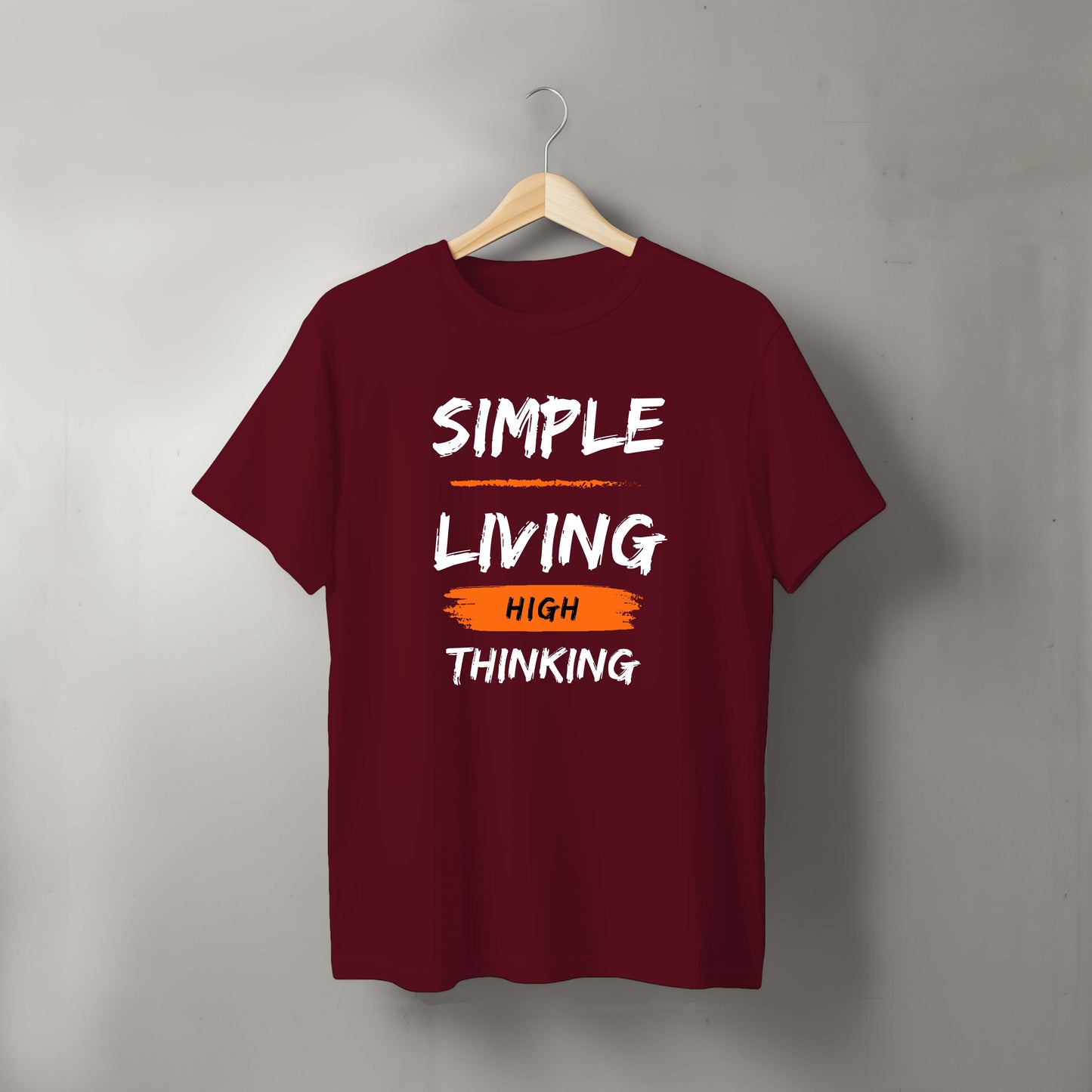 Simple Living High Thinking Tshirt