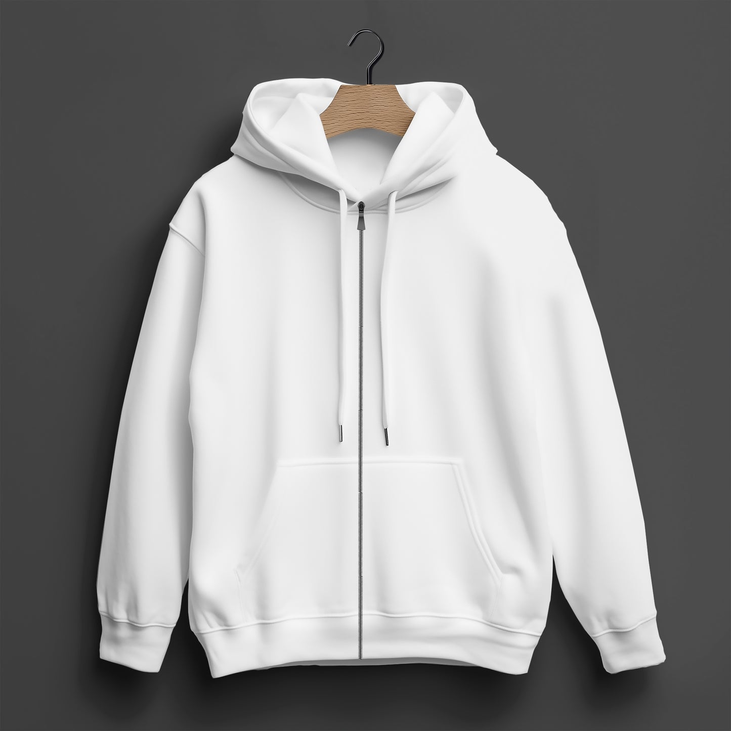 Krishnas tu bhagvan svayam- Heavyweight Zipper Hoodie (Unisex)