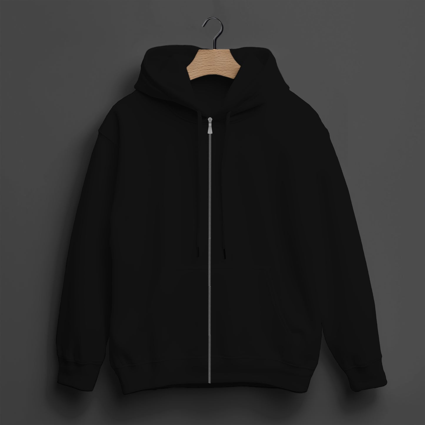 Krishnas tu bhagvan svayam- Heavyweight Zipper Hoodie (Unisex)
